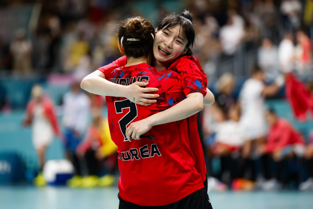 🇰🇷 Republic of Korea and a taste of their own history at the #Olympics 🔙 #handball #Paris2024