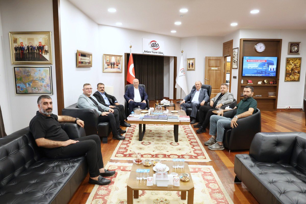 Otomotiv sektöründe yaşanan sorunları görüştüğümüz,toplantımız çok verimli geçti. 
Kıymetli Başkanımız Sn. Gürsel Baran Beyefendiye yakın ilgisi ve desteğinden dolayı teşekkür ederiz.
<a href="/ATOkurumsal/">Ankara Ticaret Odası</a> 
<a href="/GurselBaran/">Gürsel Baran</a> 
<a href="/ibrahim_ayhan06/">ibrahim AYHAN 🇹🇷</a> 
<a href="/kina_mehmet/">Mehmet KINA</a> 
<a href="/ttk_elvan/">Elvan tetik</a> 
<a href="/LiderCelal/">celal</a>