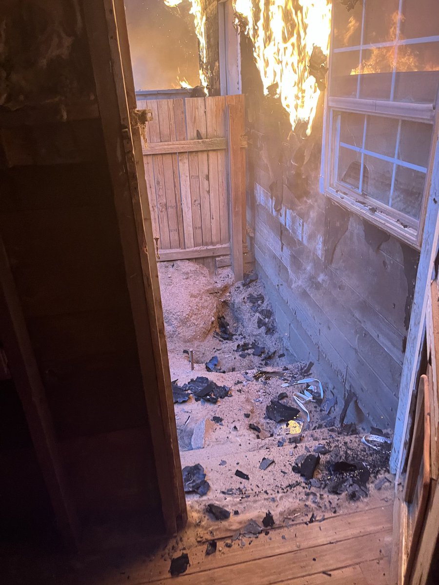 North Fork Fire/Rescue on a camp trailer fire that spread to a structure last night. No injuries fire controlled. Thanks to ⁦<a href="/ElkCreekFire/">Elk Creek Fire</a>⁩ and Mountain Communities FD for the mutual aid!