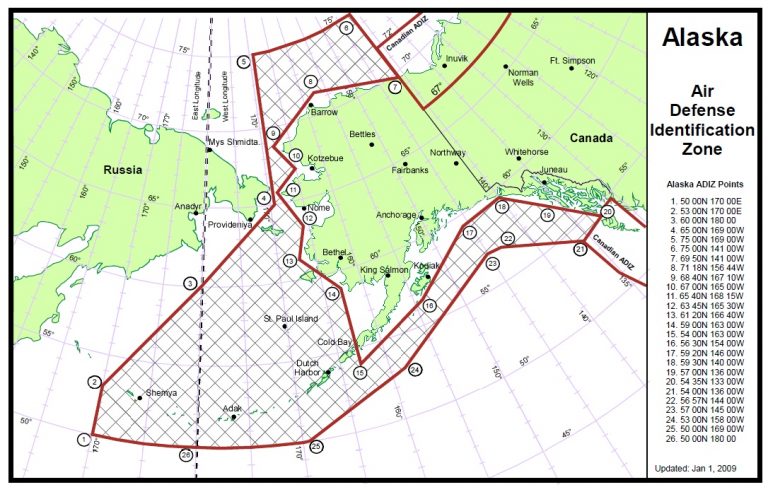Antiwarcom's tweet image. NORAD Says It Intercepted Russian and Chinese Bombers in Alaska’s ADIZ
Alaska's ADIZ is a massive area that extends close to Russia's coast
by Dave DeCamp
@DecampDave #NORAD #ADIZ #Russia #China #Alaska #Arctic 
news.antiwar.com/2024/07/25/nor…