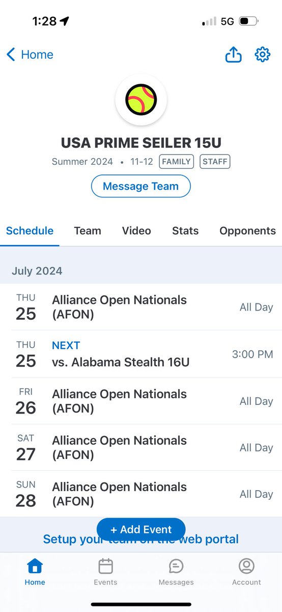 Cooper Lundquist 2026 (@cooperlundquis) on Twitter photo Change of plans due to the weather. Day one was in Chattanooga, Tennessee for the Alliance Fastpitch Open Nationals. Day 2 Dalton, Georgia! We’ll be playing at Dalton Edwards, Field 7. Game time is 3 o’clock. Check out game changer if you can’t make it! <a href="/usaprime2008/">USA Prime Seiler 16U (2026/2028/2029)</a> Change of plans due to the weather. Day one was in Chattanooga, Tennessee for the Alliance Fastpitch Open Nationals. Day 2 Dalton, Georgia! We’ll be playing at Dalton Edwards, Field 7. Game time is 3 o’clock. Check out game changer if you can’t make it! <a href="/usaprime2008/">USA Prime Seiler 16U (2026/2028/2029)</a>