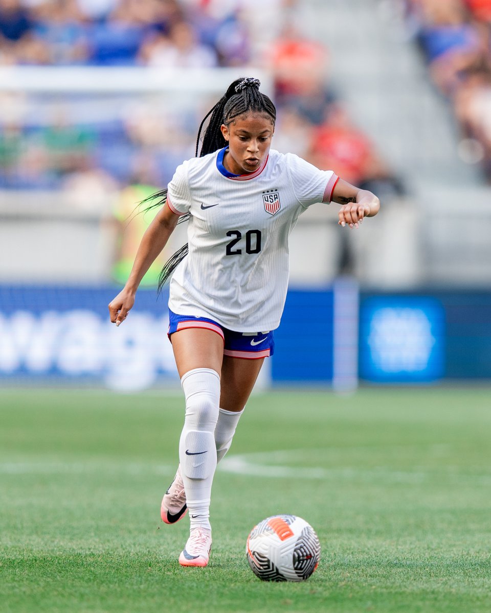 WashSpirit's tweet photo. Croix Bethune has been elevated to the 18-player roster with @USWNT for today's match! 

Make sure to catch the USWNT vs Zambia at 3pm ET https://t.co/l51X5lIn6r