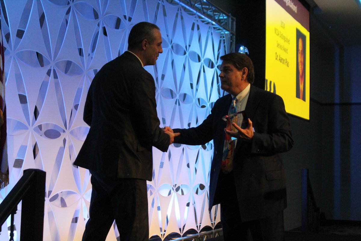 Congratulations to Dr. Aaron Plas, superintendent at Bennington Public Schools, for receiving the NCSA Distinguished Service Award.  

“I am always so proud to say I am a Nebraska school administrator.”

#NCSAAdmin24