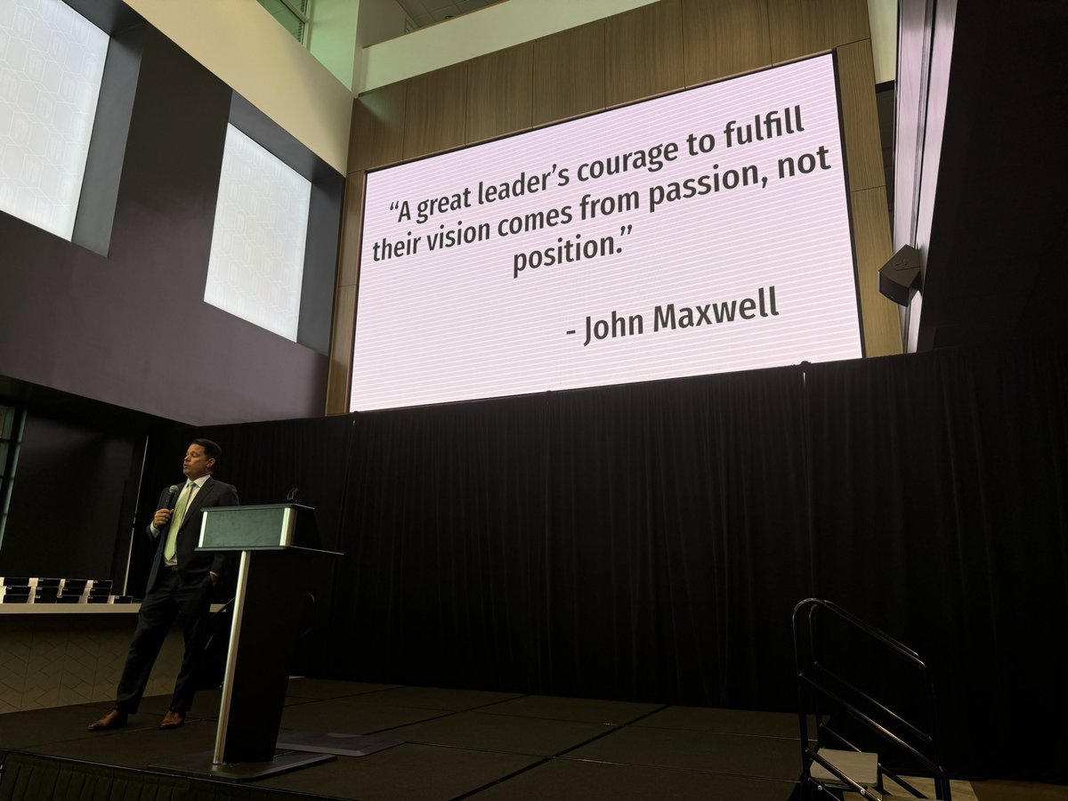 DrAmandaSantos's tweet photo. What a great way to start my day! @JCPSKY Administrator Kickoff was encouraging and passion driven! We had amazing speakers and I am excited for the beginning of the year❤️ Trunnell Team @nltravis15 #flywheel #goodtogreat #quality #passionNotPosition https://t.co/DQlXQFajwK