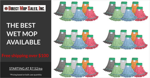 Our Microfiber Wet Mops are crafted to deliver unparalleled pickup and retention. These continuous filament microfiber mops are designed to be laundered repeatedly while still providing elite performance in commercial, industrial, and residential settings.

Don't settle for