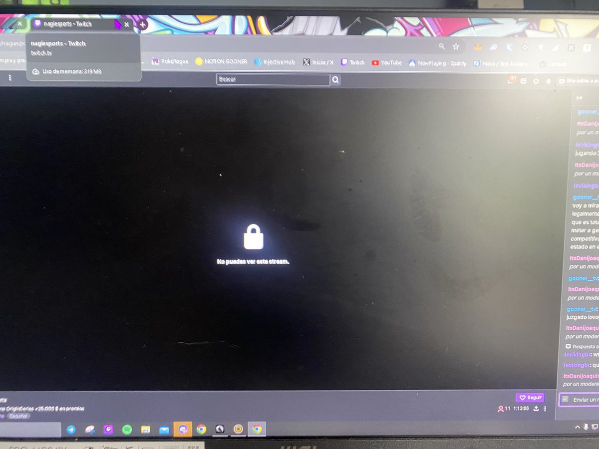 Bueno, pues aquí tenéis al CEO de <a href="/CyberTitansGame/">CyberTitans</a> baneandome de su directo de twitch por decirle que le vamos a denunciar por hacer cosas ilegales, os voy a contar ahora en un breve texto mi querida comunidad lo que acaban de hacer el queridisimo equipo de este JUEGAZO. Hilo 🧵