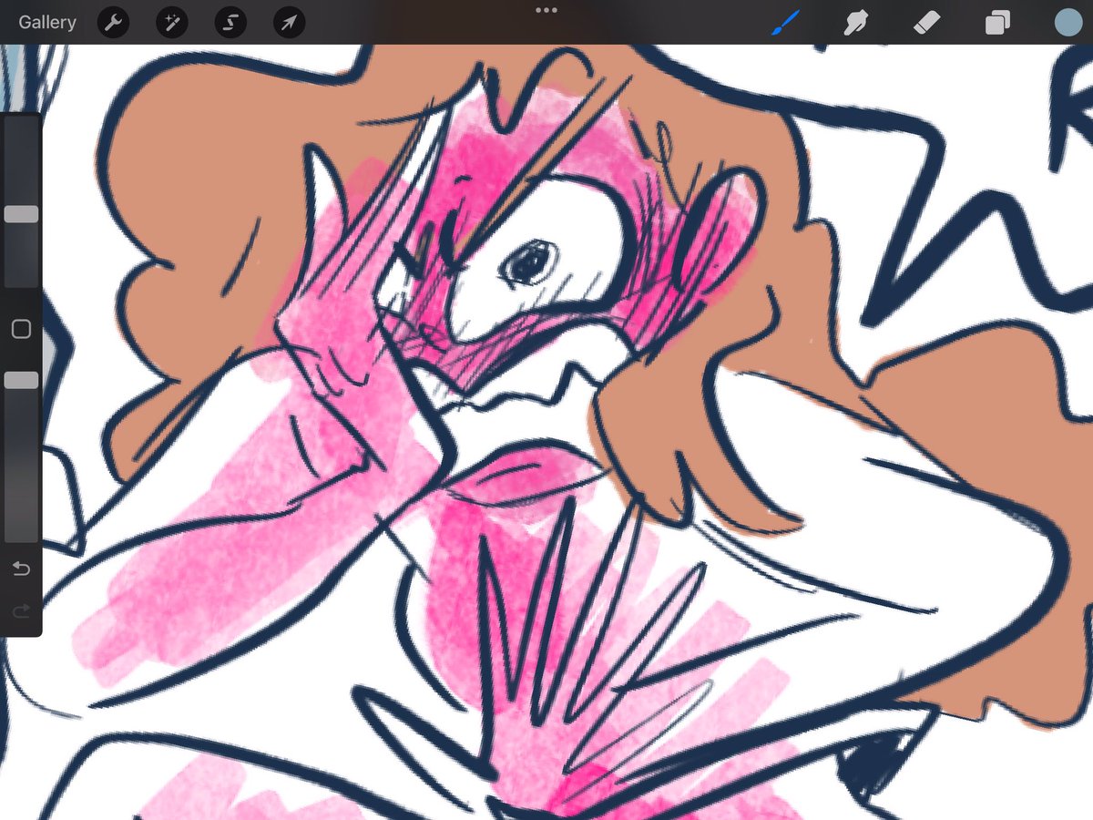 Drawing extras for the ol' webcomic, the most NSFW this comic ever got 👀 