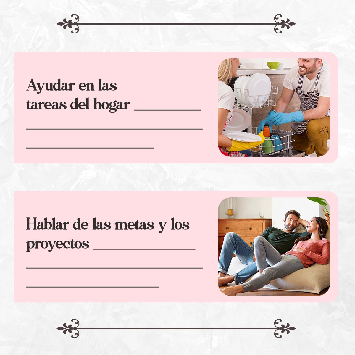 UniversalorgAr's tweet photo. ¿Ya implementaste este menú en tu matrimonio?  💌

📍 Si querés aprender más sobre cómo fortalecer tu relación para que sea inquebrantable ante los desafíos diarios, participa de la Terapia del Amor, a las 20 h.

#TerapiaDelAmor #MenúDiario #VidaSentimental #Relación #Matrimonios https://t.co/HobzhWDf2m