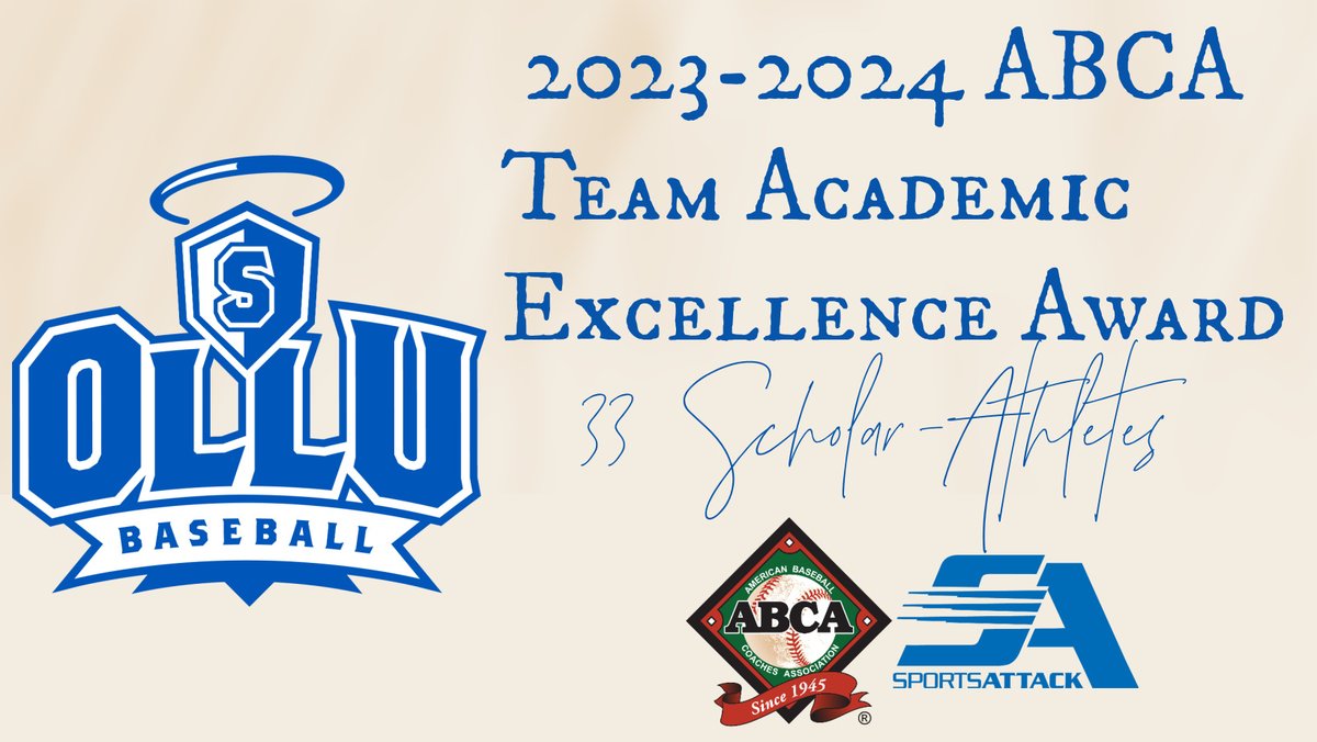 OLLU Baseball Earns Third Straight ABCA Team Academic Excellence Award

ow.ly/jOvm50SKnHu