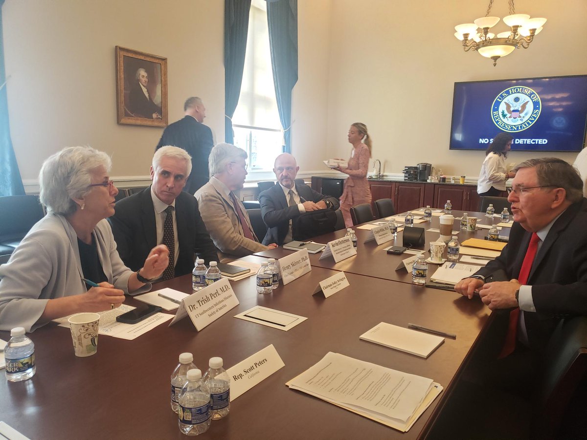 The post-antibiotic era is already here for many patients, warns IDSA member Trish Perl, MD, FIDSA, at this morning's House Budget Committee roundtable on AMR. #PASSPasteur