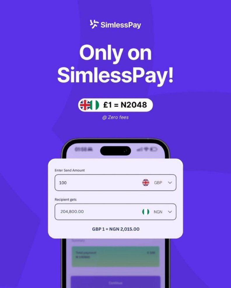 ogbeni_ib's tweet image. It’s time to putt a smile on the faces of your loved ones back in Nigeria. Use #simlesspay today to get the best rates and send money with ease.