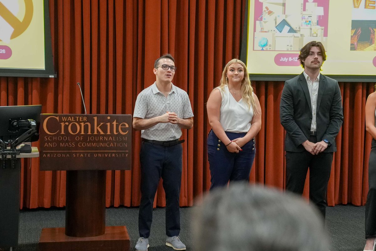 And that's a wrap on the Cronkite Agency presentations! From successful social campaigns to impressive PR strategies, #CronkiteNation knows what it takes to go above and beyond client expectations 👏
