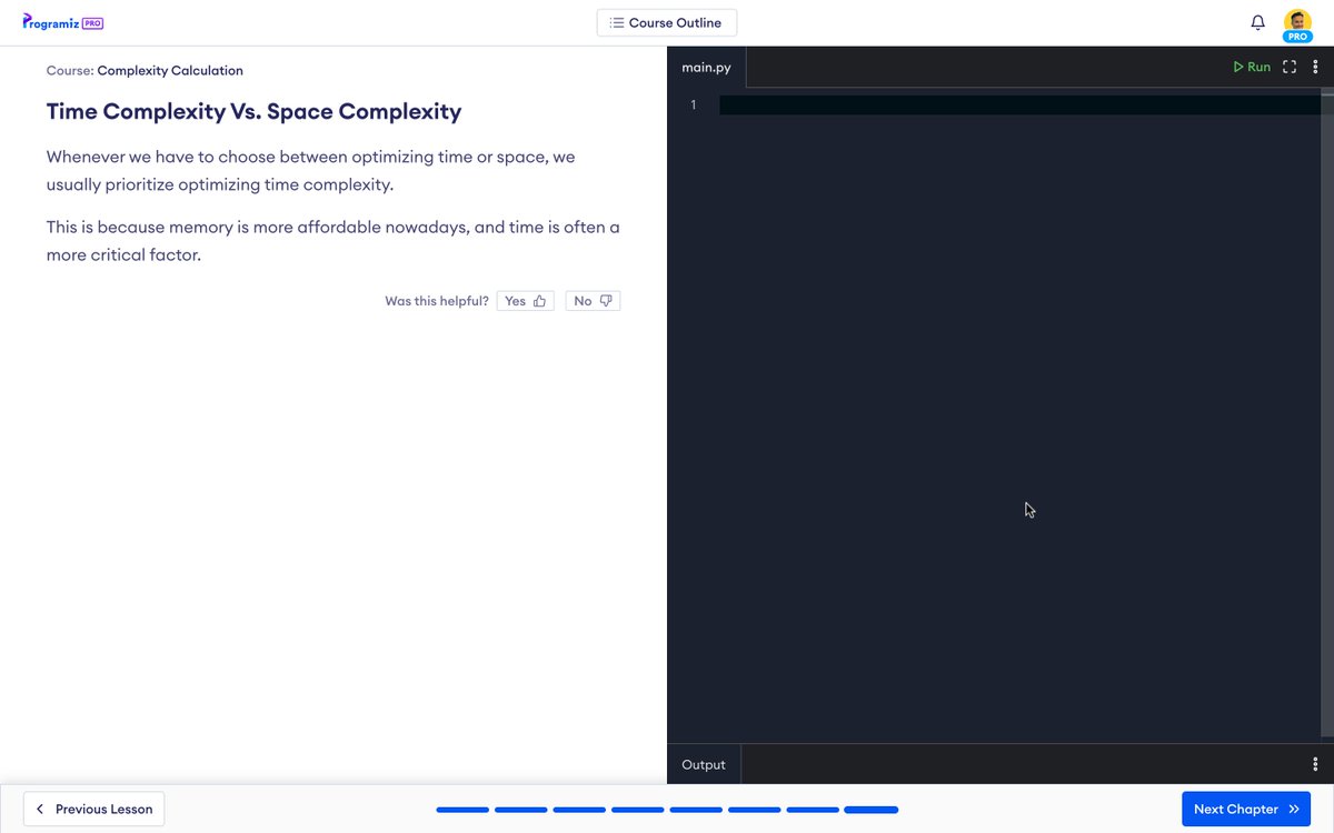 roshankc2000's tweet photo. #LSPPDay55

I am currently studying about Complexity Calculation as a basic part of DSA with Python. I revised overall all the learning of this chapter and completed the chapter, with final topic being Time Vs. Space Complexity.

#60DaysOfLearning2024 #LearningWithLeapfrog https://t.co/EsdwDXJfHb