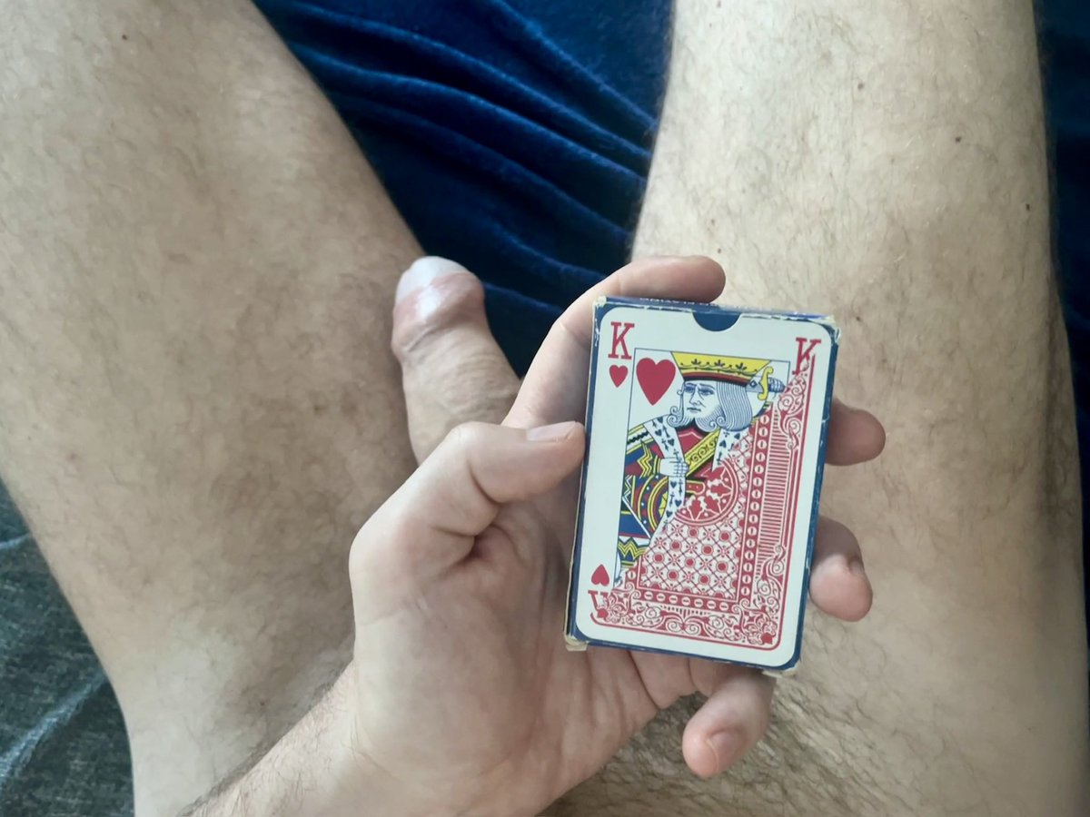 Strip poker but we’re already naked #gaymer