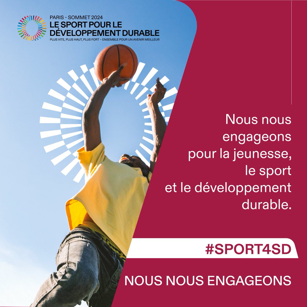 #Sport4SD | Le Sommet Sport pour le Développement Durable : la + grande réunion jamais organisée sur ce sujet a eu lieu en pré-ouverture de #Paris2024. A cette occasion, la 🇫🇷 &amp; <a href="/iocmedia/">IOC MEDIA</a> donnent le coup d’envoi d’un mouvement inédit pour accélérer d’ici à 2030 la contribution du