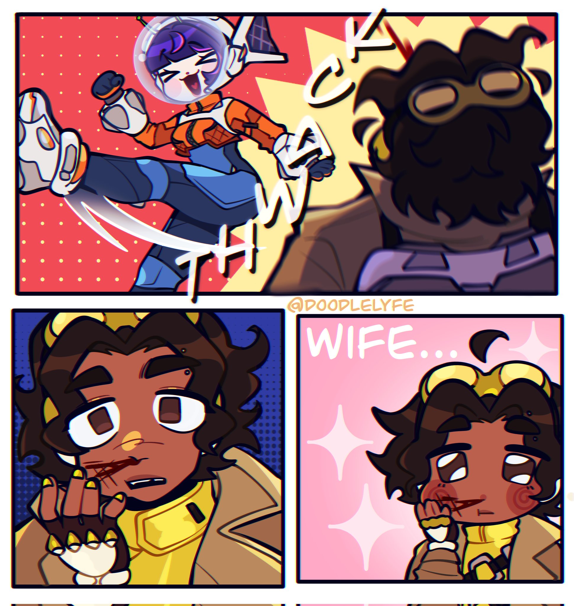 DoodleLYFE on X: “Their love story - #OVERWATCH #Overwatch2