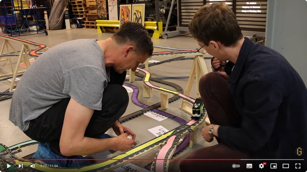 I might be slightly biased, because I was in the pub with <a href="/geofftech/">Geoff Marshall</a> &amp; Half-Asleep Chris when they came up with the idea, but this is quite possibly the greatest and most gloriously ridiculous collab in the history of British-transport-nerd YouTube 🚇🧱🥳

youtube.com/watch?v=9WCkRF…