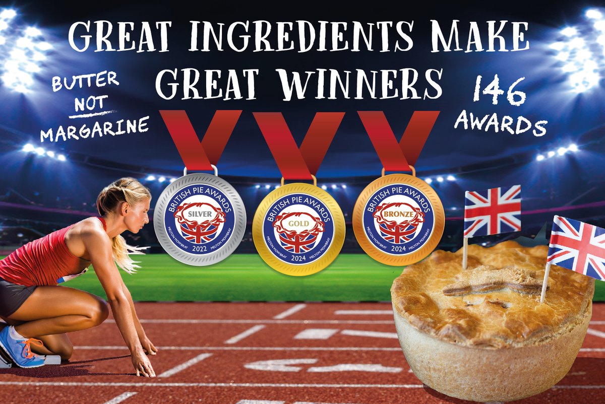 mudfoods's tweet photo. Be sure to get a stock of Mud's medal-winning pies in, ready for the Olympic Games. A good pie meal will set you up with plenty of energy for a marathon session of television viewing! https://t.co/JGBtE28KLE.
#AwardWinningPies #TVSnacks #TastyTreats #MudFoods https://t.co/Uc0rYuXZtw