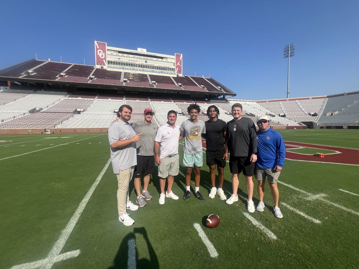 Trae Taylor (@qb6trae) on Twitter photo Had a great morning <a href="/OU_Football/">Oklahoma Football</a>. It’s a very special place and great vibes all around. Thank you <a href="/CoachVenables/">Brent Venables</a> <a href="/SethLittrell/">Seth Littrell</a> and the rest of the coaching staff for changing your morning to spend it with me. Can’t wait to get back very soon. <a href="/PlayBookAthlete/">PLAYBOOK ATHLETE</a> <a href="/QBHitList/">QBHitList.com</a> Had a great morning <a href="/OU_Football/">Oklahoma Football</a>. It’s a very special place and great vibes all around. Thank you <a href="/CoachVenables/">Brent Venables</a> <a href="/SethLittrell/">Seth Littrell</a> and the rest of the coaching staff for changing your morning to spend it with me. Can’t wait to get back very soon. <a href="/PlayBookAthlete/">PLAYBOOK ATHLETE</a> <a href="/QBHitList/">QBHitList.com</a>