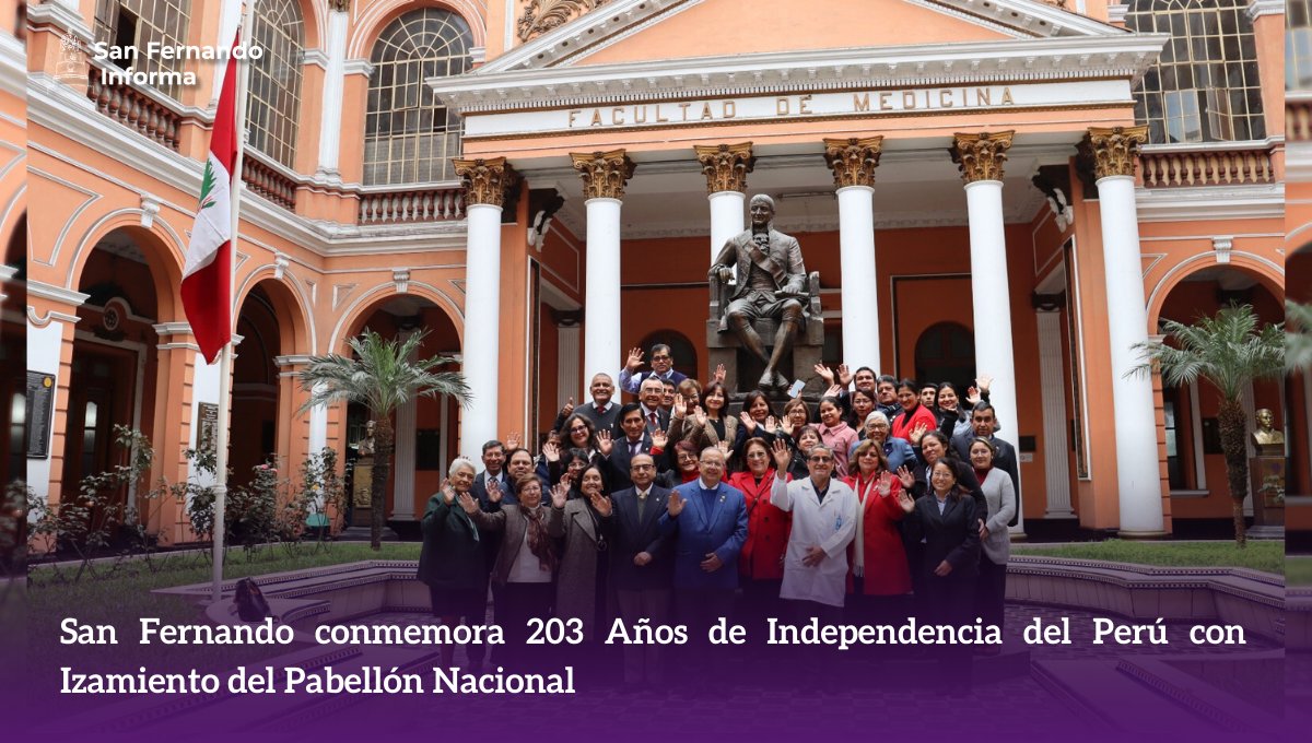 ¡San Fernando celebra 203 años de Independencia del Perú! 
Docentes y trabajadores sanfernandinos participaron con entusiasmo en el izamiento del Pabellón Nacional, destacando su compromiso con el progreso del país.
Mira la nota: bit.ly/3A1bONm
#fiestaspatrias