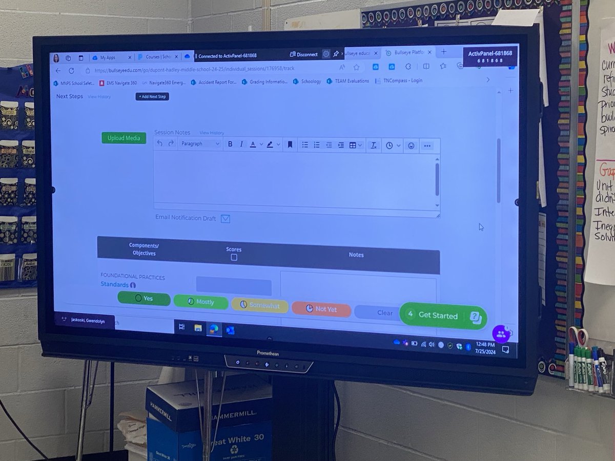 I love it! Classroom Associates, Paras,  counselors, everyone is informed about the walkthru tool &amp; how they can support teachers &amp; students! ⁦<a href="/hadleymiddle/">hadleymiddle</a>⁩ ❤️ 🖤 ⁦<a href="/MetroSchools/">Metro Schools</a>⁩
