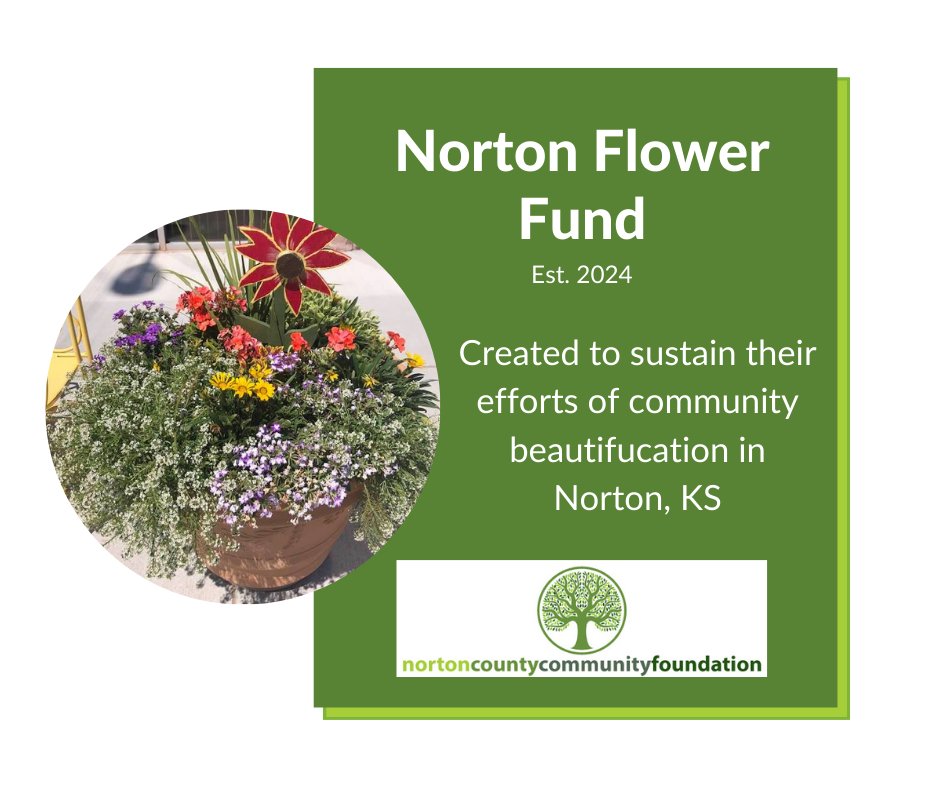 The Norton Flower Fund has established a new fund at NCCF and is participating in our 5 for 5 Match Program! Help them raise $5,000 by September 30th to receive a 1:1 match from us! Donate online here: gnwkcf.fcsuite.com/erp/donate/cre…