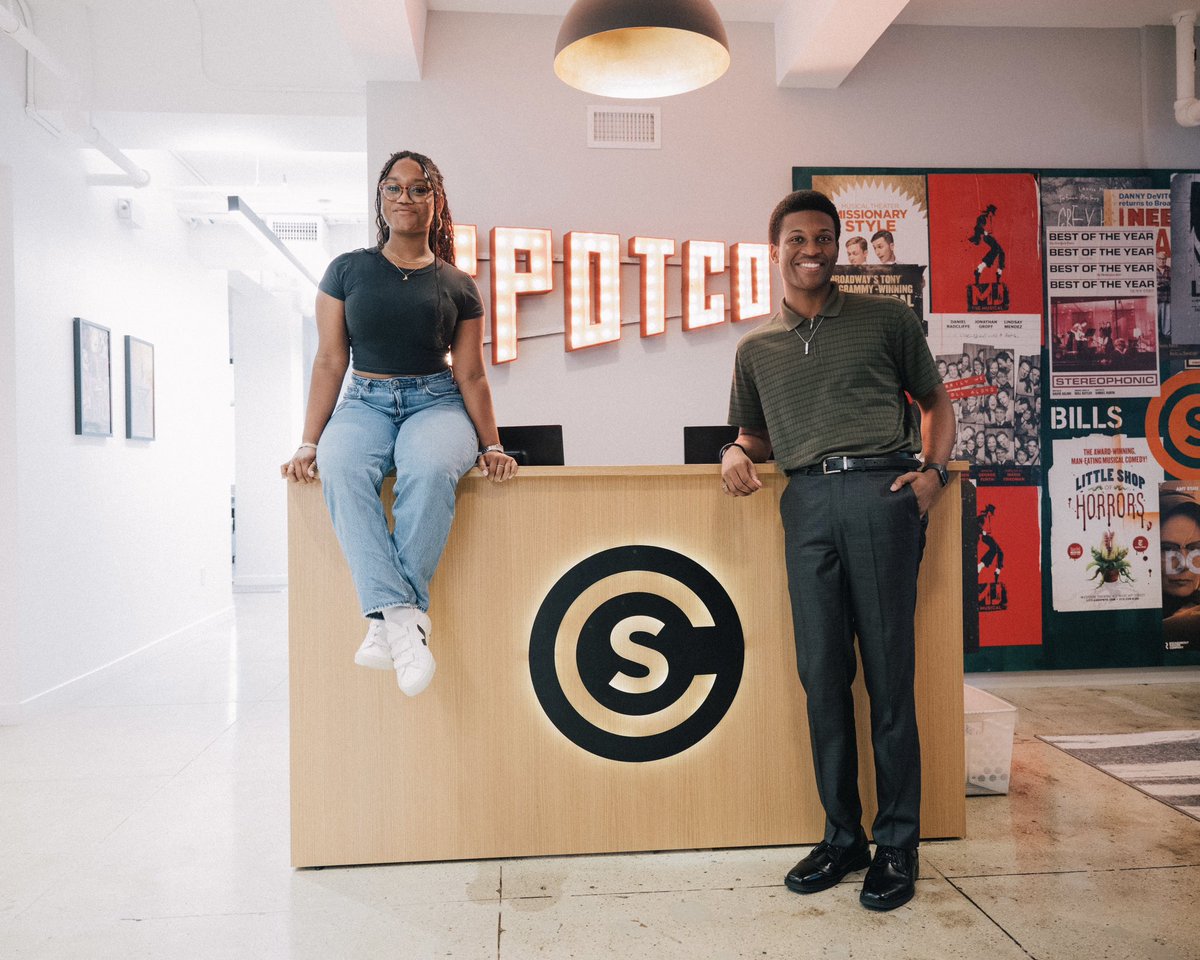 SpotCo (@spotnyc) on Twitter photo Happy #NationalInternDay to our 2024 Spotco and <a href="/BLKTheatreUnite/">BlackTheatreUnited</a> Summer Interns Montana Jones and Tre Moore!
We are so excited to play a role in your successful journeys ahead! ⭐️ Happy #NationalInternDay to our 2024 Spotco and <a href="/BLKTheatreUnite/">BlackTheatreUnited</a> Summer Interns Montana Jones and Tre Moore!
We are so excited to play a role in your successful journeys ahead! ⭐️