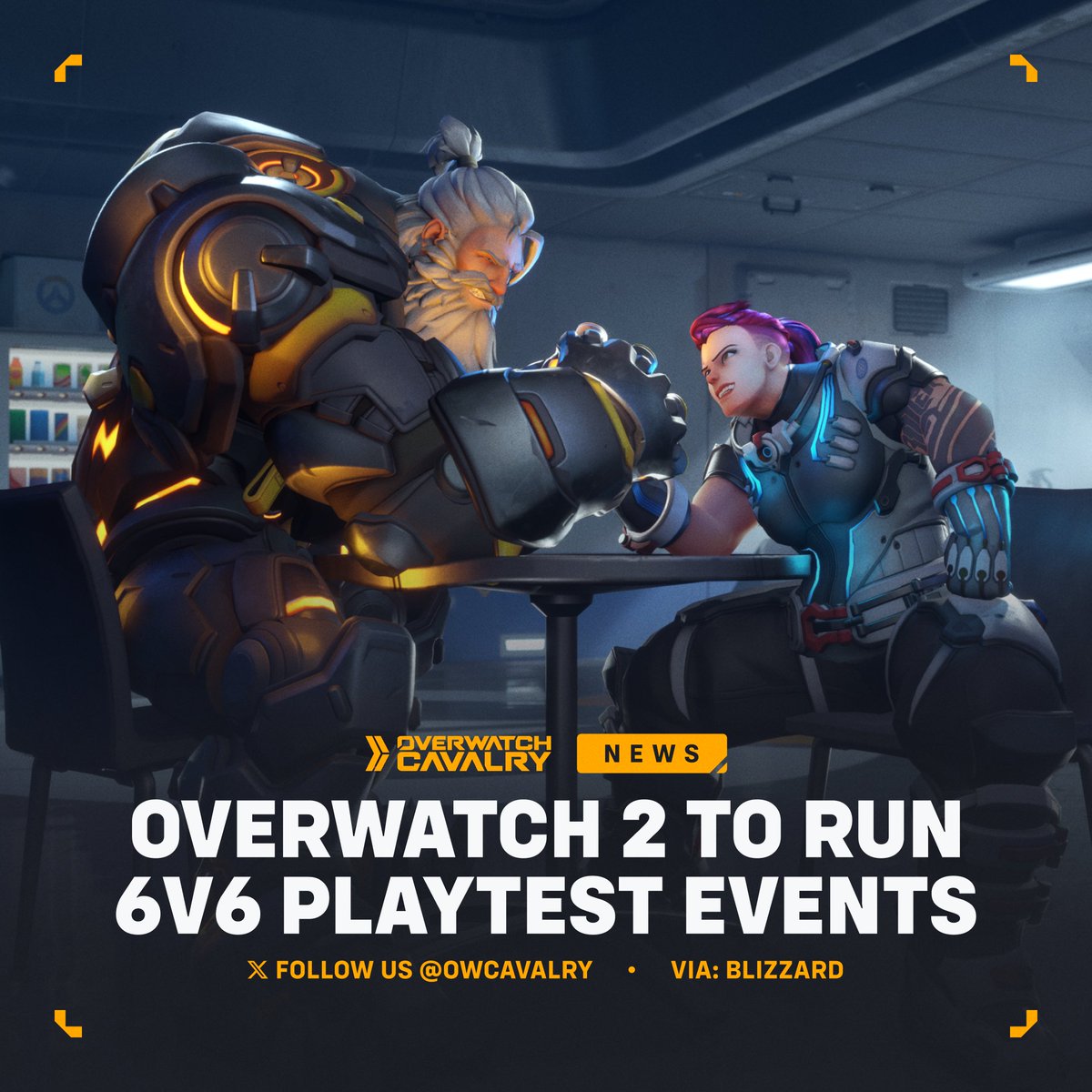 OWCavalry's tweet image. 6v6 Playtests are coming to #Overwatch2 🤯

Aaron Keller announced that they will conduct multiple events to test different 6v6 formats in the game. These tests, running for a few weeks, aim to gather feedback and help inform Overwatch's future.