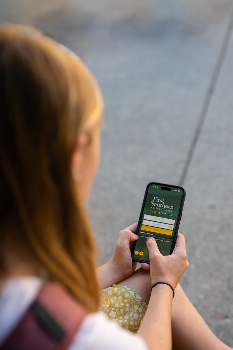 Carry your bank in your pocket! Our mobile app lets you handle your finances wherever you are.