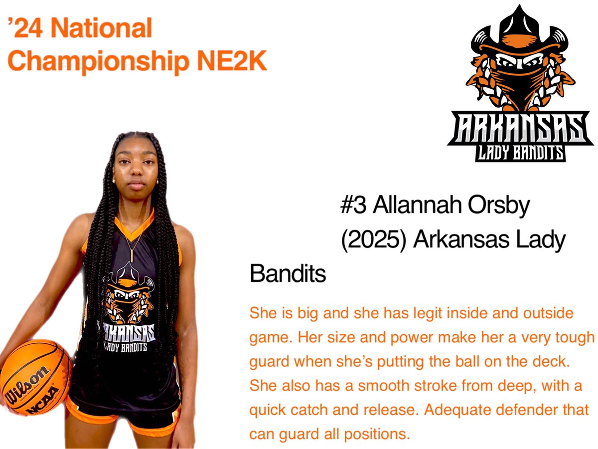 Kid is big time, she s done everything I ve asked and more, no complaints just work, and very coachable, don’t miss out on this one, big guard. Great kid!