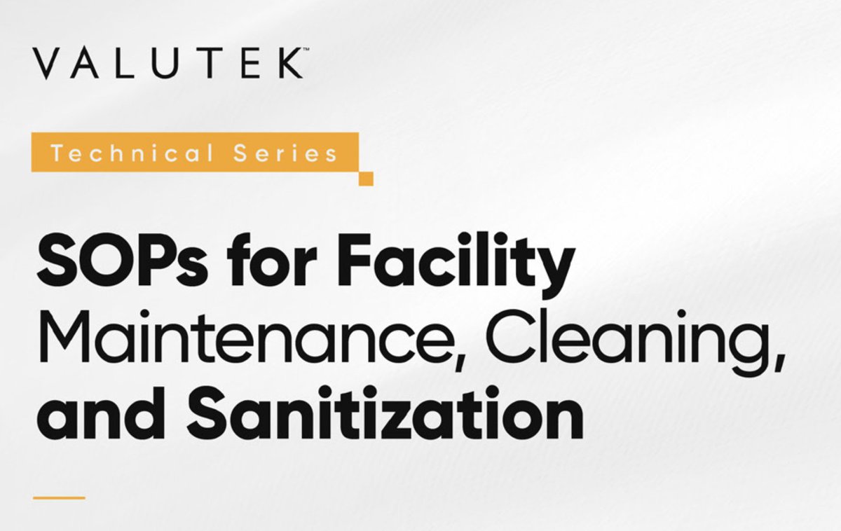 Discover the best practices for maintaining your cleanroom in Chapter 4 of Valutek’s technical paper. This chapter offers comprehensive guidelines on cleaning frequencies and precise techniques to minimize contamination risks.
hubs.ly/Q02HXnFK0
#Valutek #Cleanroom #SOP