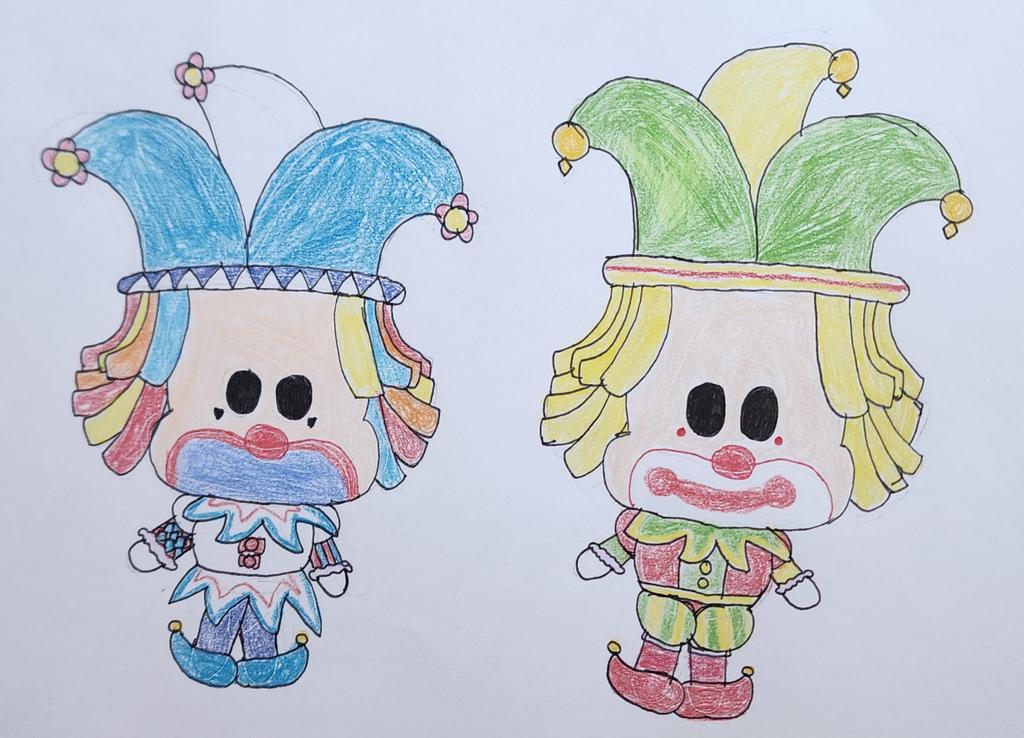 DesistoDaConta's tweet photo. (Clowning Around AU)

Eu sou tudo menos normal-
(só tive umas ideias de fazer roupas diferentes nesses palhacinhos que todo mundo ama) https://t.co/Jyu4gF29sb