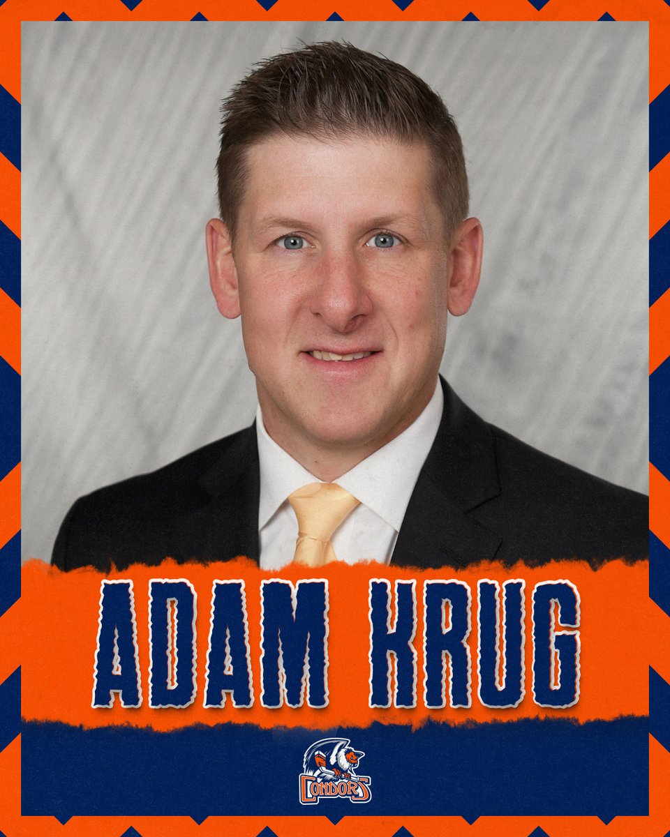 Bakersfield Condors (@condors) on Twitter photo Krug was 229-52-14 (.800) at <a href="/AdrianBulldogs/">Adrian College Athletics</a>, winning a National Title and being named DIII Coach of the Year in 2022. #Condorstown
π² bit.ly/KrugGuardStaff Krug was 229-52-14 (.800) at <a href="/AdrianBulldogs/">Adrian College Athletics</a>, winning a National Title and being named DIII Coach of the Year in 2022. #Condorstown
π² bit.ly/KrugGuardStaff