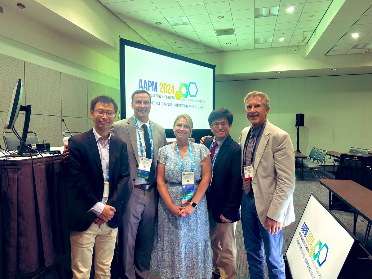 Bin Cai (@bincaimedphys) on Twitter photo Thanks to our amazing speakers Drs. <a href="/BobTimmermanMD/">Robert Timmerman</a>, <a href="/MatuszakMM/">Martha Matuszak</a>, Stephen Bowen, and Dae Han for a wonderful session on Biology-guided adaptive radiotherapy! Excellent talks and impressive turnout even on the last day of #AAPM2024! <a href="/aapmHQ/">American Association of Physicists in Medicine</a> <a href="/UTSW_RadOnc/">UTSW Radiation Oncology</a> #BgRT Thanks to our amazing speakers Drs. <a href="/BobTimmermanMD/">Robert Timmerman</a>, <a href="/MatuszakMM/">Martha Matuszak</a>, Stephen Bowen, and Dae Han for a wonderful session on Biology-guided adaptive radiotherapy! Excellent talks and impressive turnout even on the last day of #AAPM2024! <a href="/aapmHQ/">American Association of Physicists in Medicine</a> <a href="/UTSW_RadOnc/">UTSW Radiation Oncology</a> #BgRT