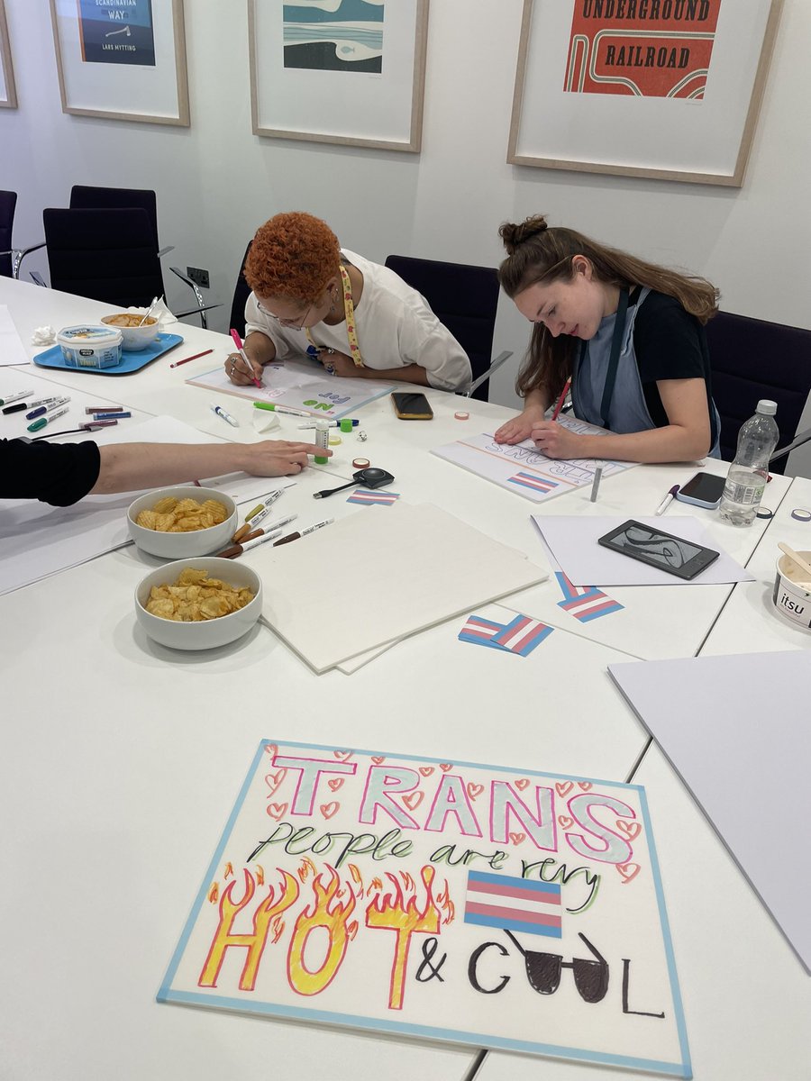 Cal Kenny (@callummichaelk) on Twitter photo Had a fun time with <a href="/HachettePride/">Hachette Pride Network</a> making placards for Trans Pride this weekend ❤️ 🏳️⚧️ Had a fun time with <a href="/HachettePride/">Hachette Pride Network</a> making placards for Trans Pride this weekend ❤️ 🏳️⚧️