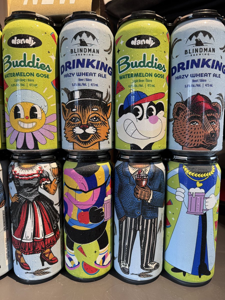 NEW RELEASE - DRINKING BUDDIES (mix/mixer/mixing pack)? Hazy Wheat Ale &amp; Watermelon Gose / Watermelon Hazy Wheat

We figured it was high time that we did another collab with our drinking buddies at <a href="/DandyBrewing/">DandyBrewing</a>  (1/3)