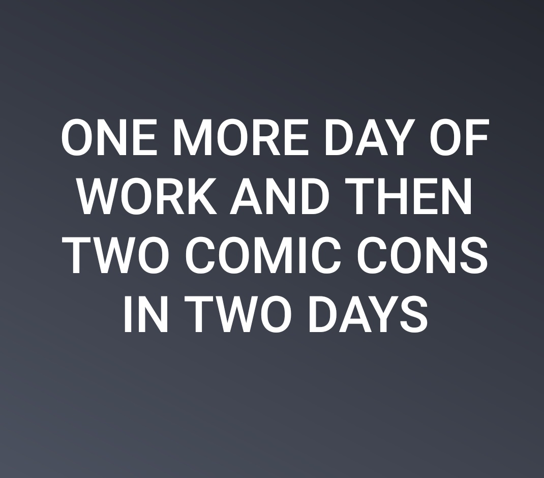 dhevans77's tweet photo. It's almost #ComicConWeekend two events in two days @comconmanc and @megaconlive https://t.co/X5l4caq7cN