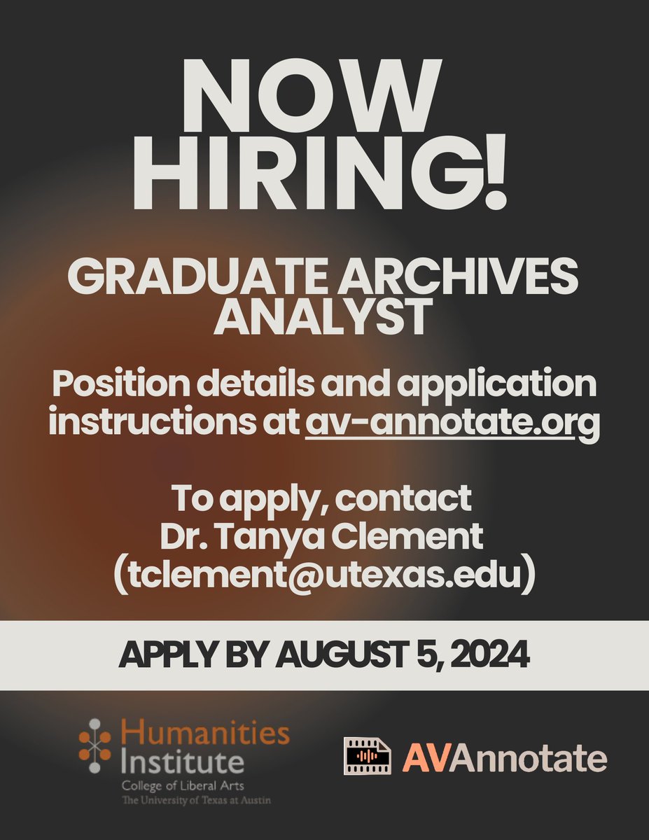 av_annotate's tweet image. AVAnnotate is hiring two graduate student researchers to join the team this fall! Position details at av-annotate.org/were-hiring. Come work with us!