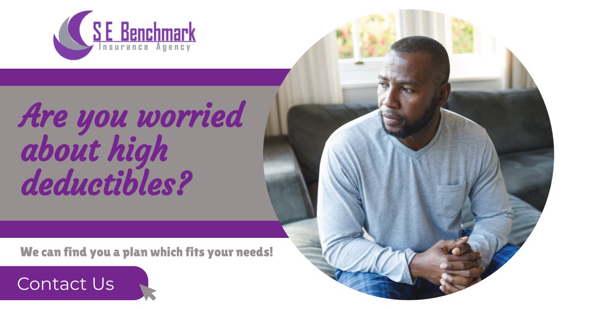 sebenchmark's tweet image. High deductibles got you feeling overwhelmed? Don't wait for an accident to happen! We can help you explore different car insurance plans that offer lower deductibles and better financial protection.