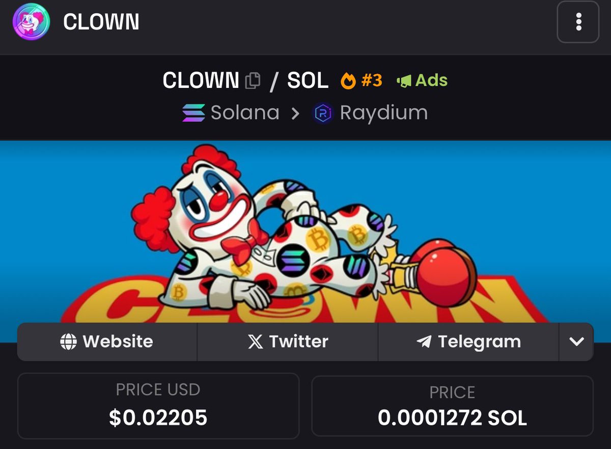 $CLOWN tweet media