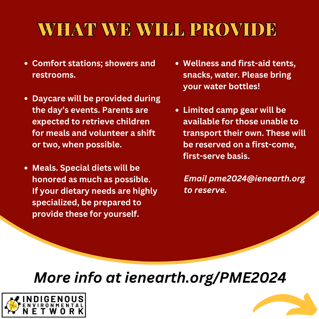 IENearth's tweet image. We are one week away from the 18th Protecting Mother Earth Conference! As the PME approaches please look through these slides and visit our website to know what to bring, what we will provide and other important information! Learn more at ienearth.org/PME2024 #PME2024