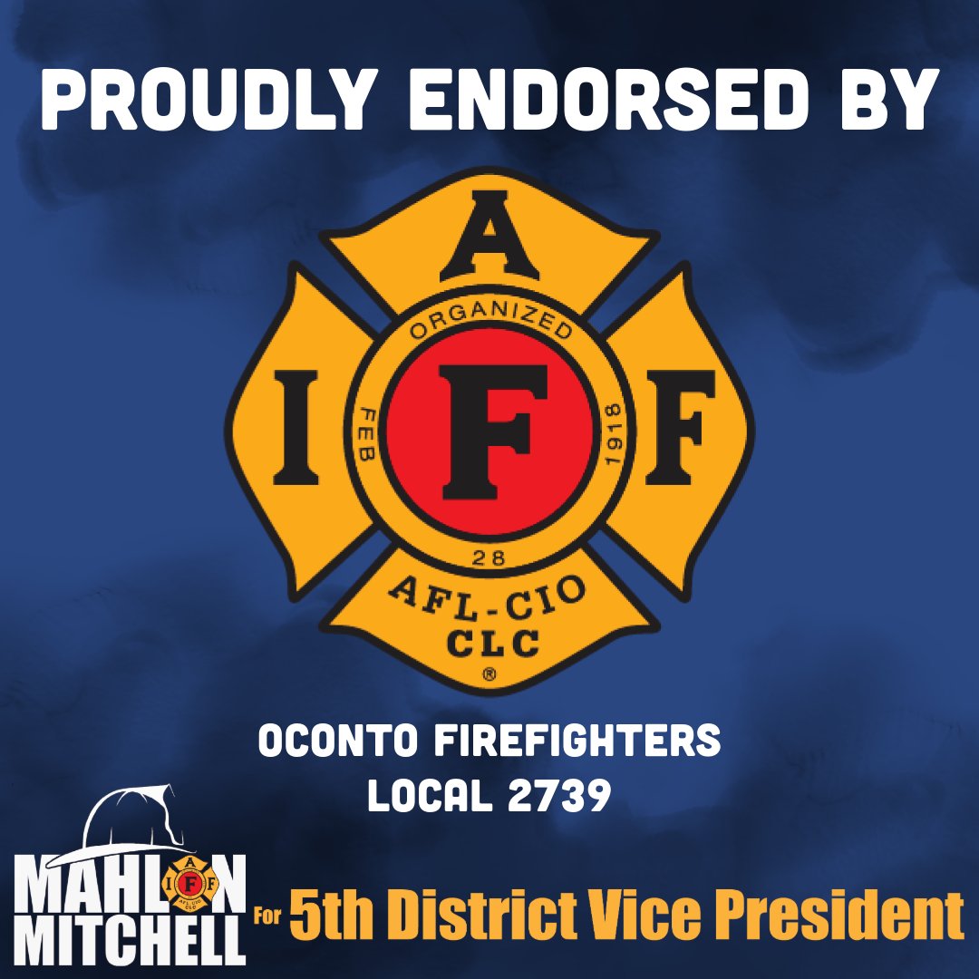 Thank you to Oconto Firefighters Local 2739 for your support!