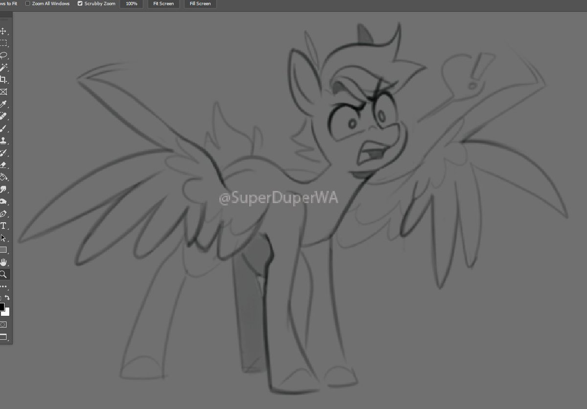 SuperDuperWA's tweet photo. wings as hands for gestures, I love that concept https://t.co/L6YXF9huXE