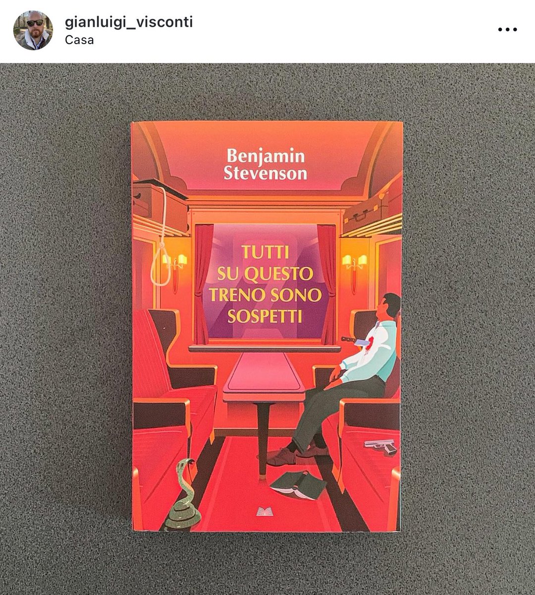 gianlu_1978's tweet image. #benjaminstevenson #tuttisuquestotrenosonosospetti #everyoneonthistrainisasuspect #reading #books #bookoftheday #bookoftheweek #picoftheday #photooftheday