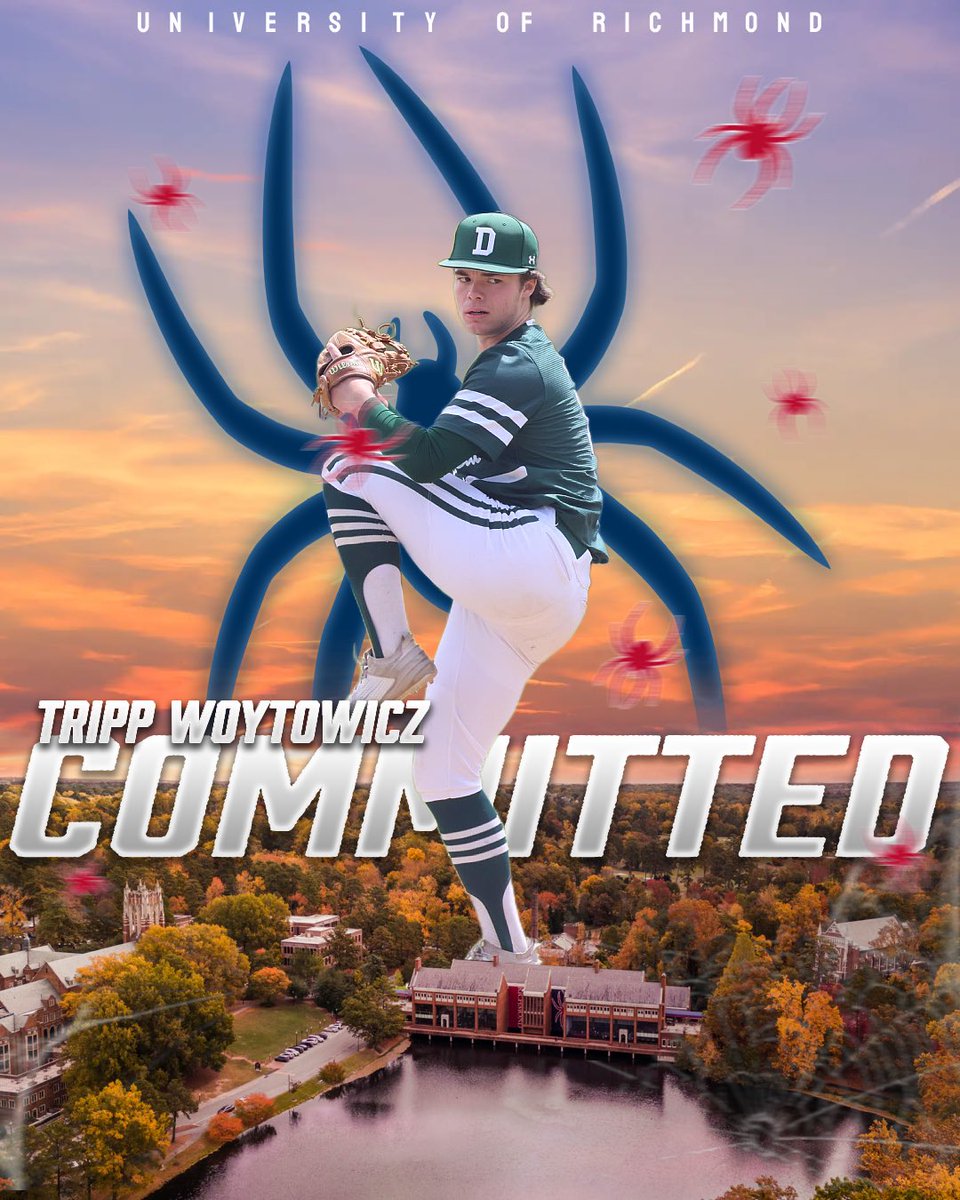 Tripp Woytowicz (@tripp_woytowicz) on Twitter photo I am proud and humbled to announce my commitment to play Division 1 baseball and study at the University of Richmond. Huge thanks to everyone who helped me get here. Go spiders!! 🕷️
<a href="/SpiderBaseball/">Richmond Baseball</a> I am proud and humbled to announce my commitment to play Division 1 baseball and study at the University of Richmond. Huge thanks to everyone who helped me get here. Go spiders!! 🕷️
<a href="/SpiderBaseball/">Richmond Baseball</a>