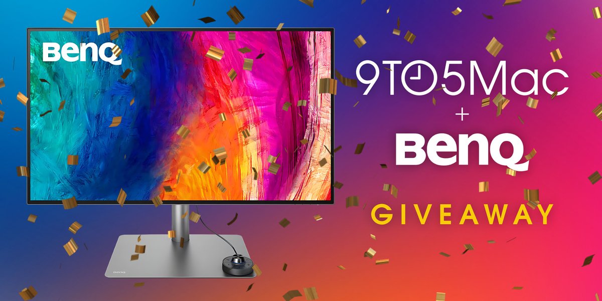 9to5mac's tweet photo. There's still time to enter our giveaway with @BenQAmerica to win a PD3225U 32-inch 4K Designer Monitor that's tailor-made for Mac!

Ends 7/30. North America only (🌎).

🎟️ Enter https://t.co/4GcSR2x2ae https://t.co/4LhtalDuRw