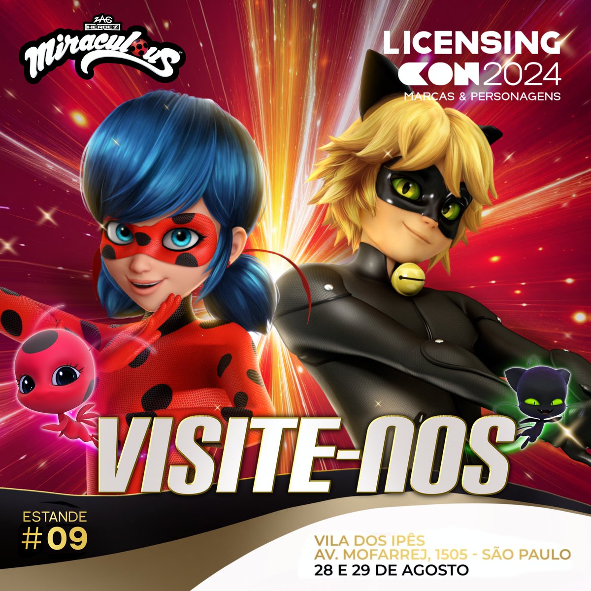 miraculoustube's tweet photo. NOS ENCONTRE NOS DIAS 28 E 29 DE AGOSTO NO LICENSING CON 2024
Miraculous Corp. estará no evento de licenciamento, Licensing Con, com o fenômeno Miraculous Ladybug! 🐞🥳
#miraculous #miraculouscorp #miraculousladybug #licensingcon #lincensing https://t.co/yuz7COzrmA