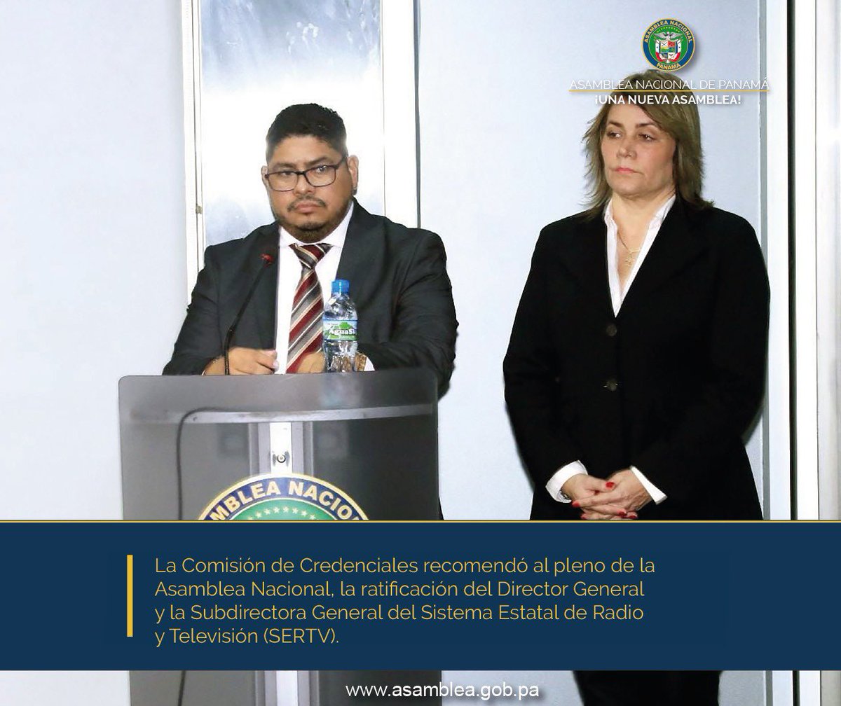 Dustin Enrique Guerra Gutiérrez y Sara Michelle Moreno Zaldívar fueron recomendado al pleno legislativo, para ser ratificados como Director General y Subdirectora General del Sistema Estatal de Radio y Televisión (SERTV). #UnaNuevaAsamblea