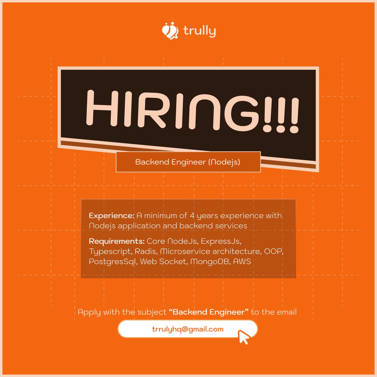 Codebreed's tweet image. #Hiring Nodejs developer

#Javascript #Nodejs