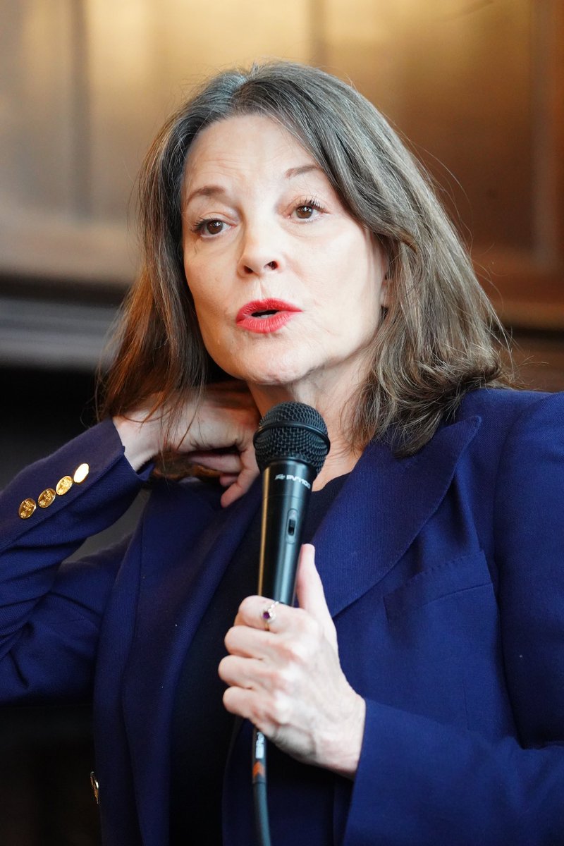 I plan to write in Marianne Williamson myself.